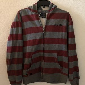 Rusty Skater Striped Hoodie